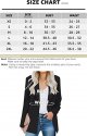 Women's Casual Long Sleeve Lapel Button Slim Work Office Blazer Jacket