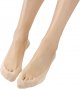 Double invisible lining socks for women's cotton nylon boat shaped socks with anti slip properties (6 Pairs)