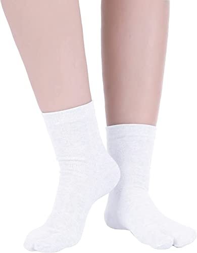 Flip-flops socks split toe socks elastic socks for men and women (6 Pairs)